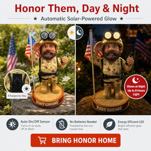Military Garden Gnome