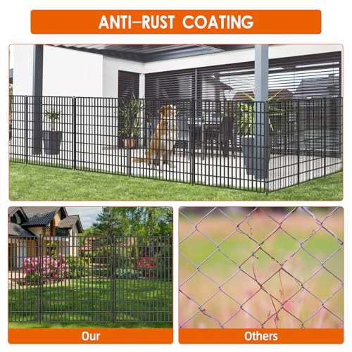 15 Panels No Dig Fence (13920 sq inches)