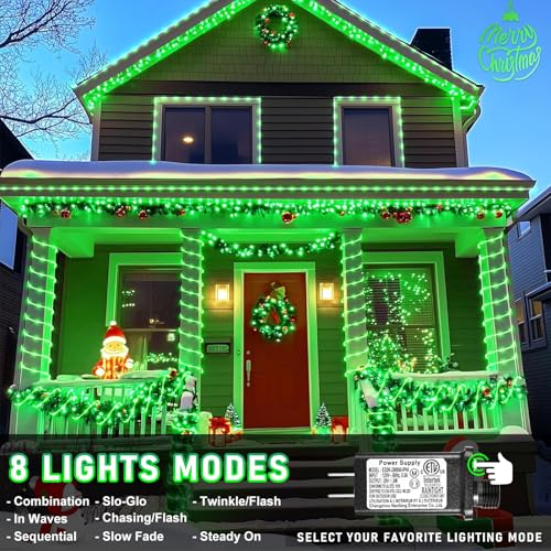 100FT 300 LED Rope Lights for Outside