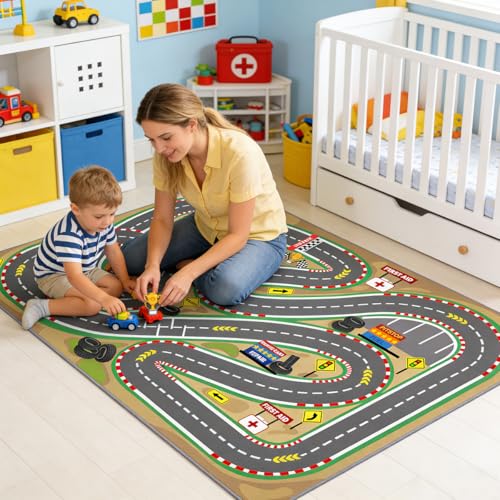 47"x71" Kids Rug Play Mat Soft & Non