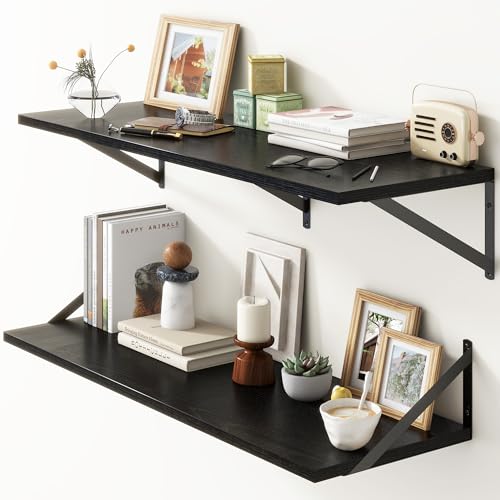 36"W x 12"D Floating Shelves (2 Count)