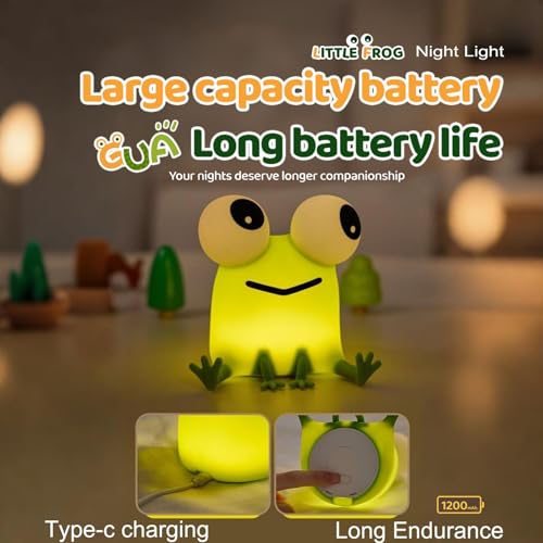Frog Night Light for Kids