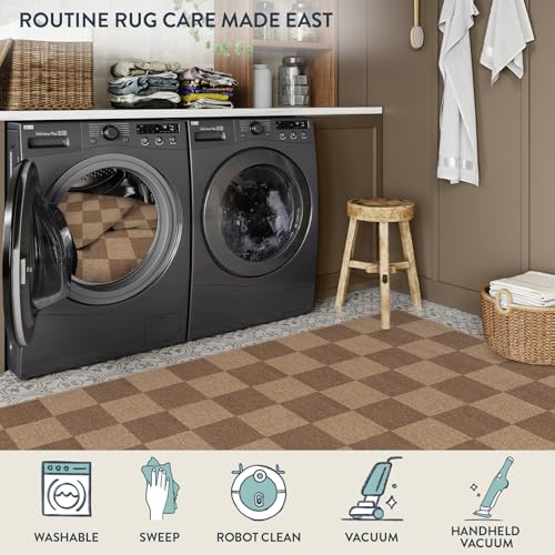 Checkered Easy Jute 3x5 Outdoor Rug