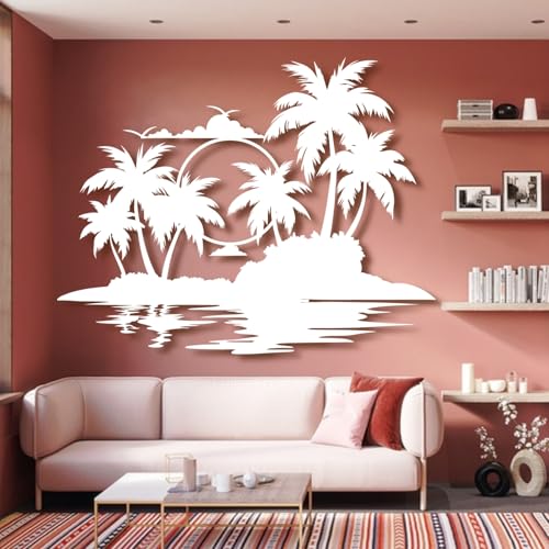 Palm Tree Metal Wall Art