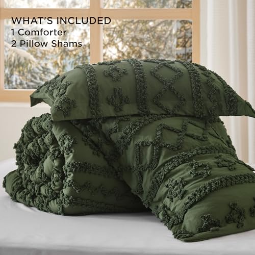 Tufted Boho Comforter Set California King