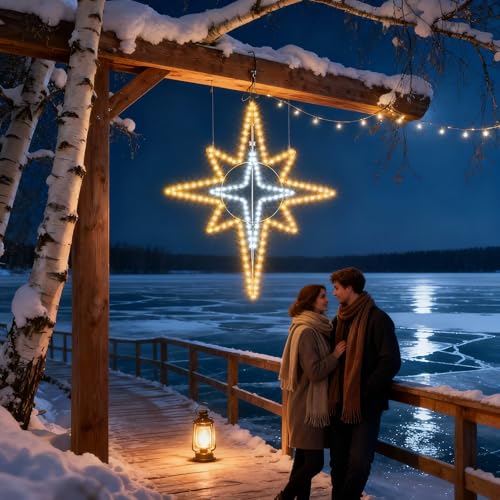 43'' Christmas Bethlehem Star Outdoor Light Decor