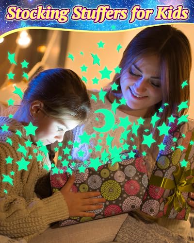 201 Pcs Glow in The Dark Stars Stickers for Ceiling (201 Count)