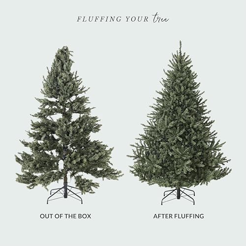 9 ft Unlit Classic Blue Spruce