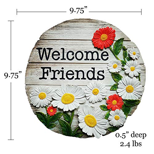 Garden Décor Welcome Friends Stepping Stone