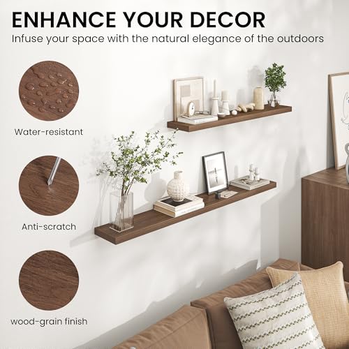 Floating Shelves for Wall (2 Count)