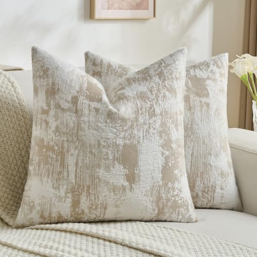 Pack of 2 Faux Cashmere Throw Pillow Covers 20x20 Inch (2 Count)
