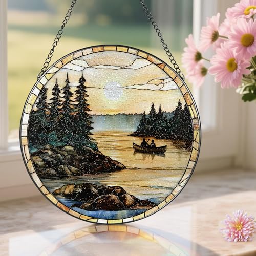 8 Inch Stained Glass Ornament