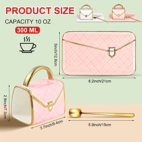 2 Sets Coffee Mug Elegant Handbag Shaped Cup