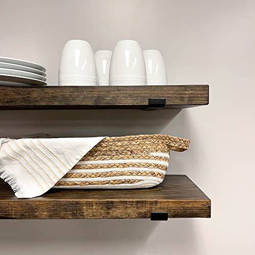 Rustic Shelves with J (2 Count)