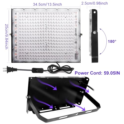 2 Pack 300W Black Lights (2 Count)