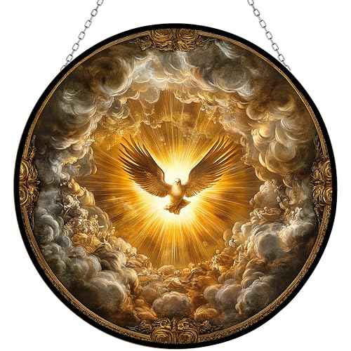 Holy Spirit Dove Stained Glass Suncatcher Window Hangings