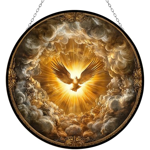Holy Spirit Dove Stained Glass Suncatcher Window Hangings