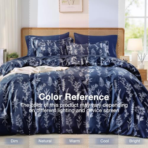Navy Blue Cal King Comforter Set