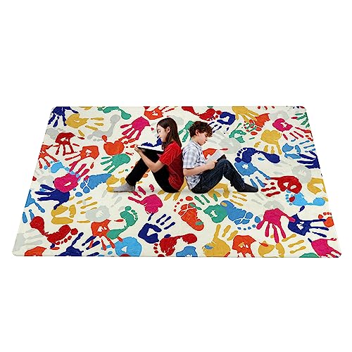 Colorful Kids Rug for Playroom 8x10