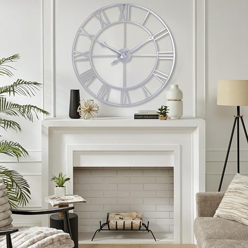 Large 30 Inch Wall Clock for Living Room Decor