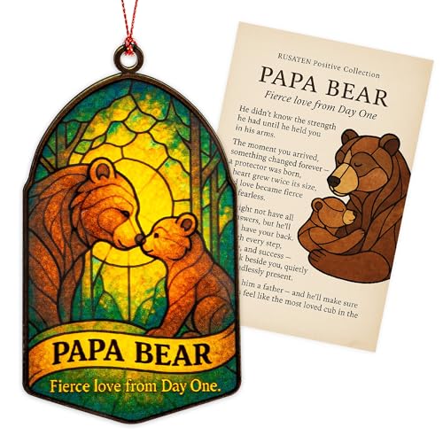 Papa Bear Ornament Dad Appreciation