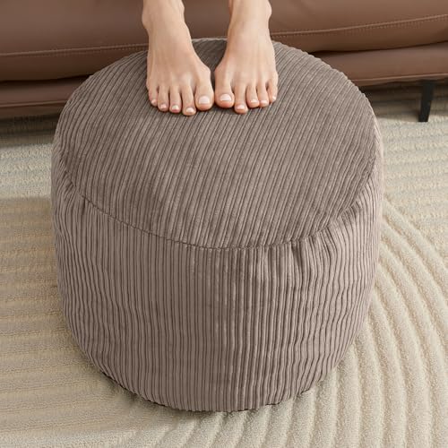 Brown Pouf Ottoman