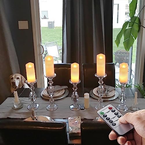7"x 2.2" Flickering Flameless Candles (6 Count)