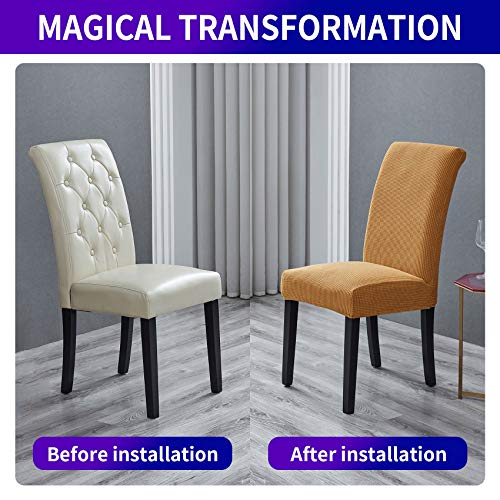 Stretch Chair Covers for Dining Room Set of 8