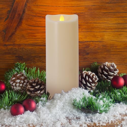 4" x 8" Outdoor Candles with Remote Timer Large Battery Operated Candles