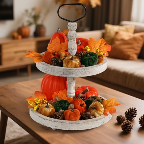Fabric Pumpkins Set Decor