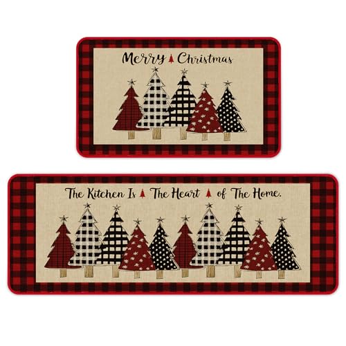 Kitchen Mat Set of 2 (5.55 Sq Ft)