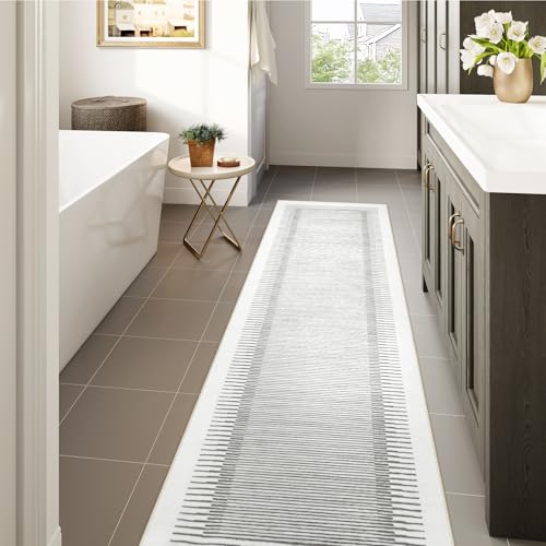 Washable Striped 8x10 Rugs for Living Room (80 Sq Ft)