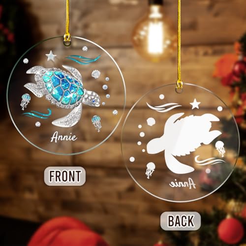 Personalized Photo Round Acrylic Ornament
