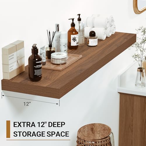 Deep Floating Shelves 36 X 12 Inches (2 Count)