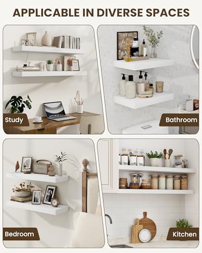 55" Floating Shelves for Wall (2 Count)