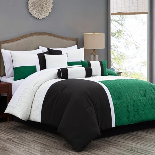 Upland 7 Piece Quilted Patchwork Comforter Set