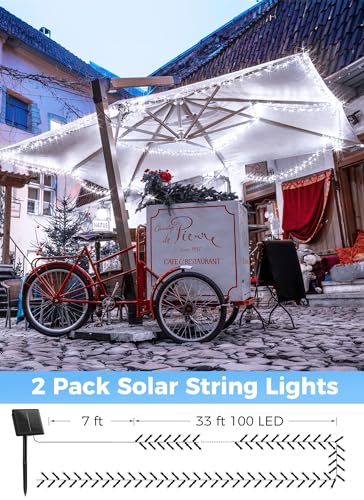 Solar String Lights Outdoor (40 Foot)