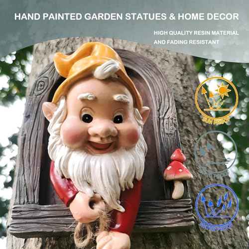 Climbing Gnomes Tree Faces Decor (2 Count)