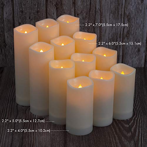 12 Pack Waterproof Flameless Candles (12 Count)