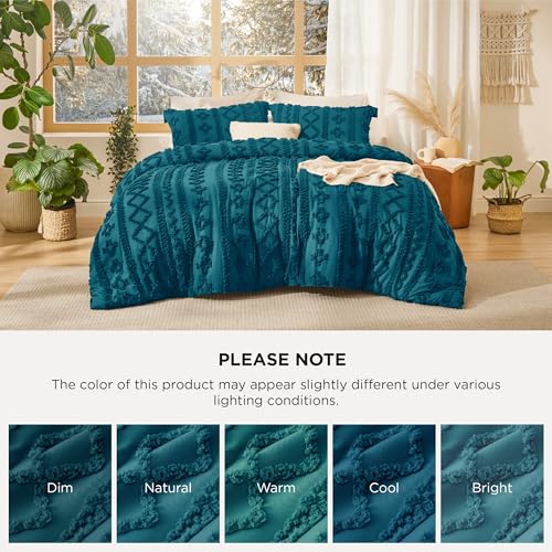 Tufted Boho Comforter Set King Size
