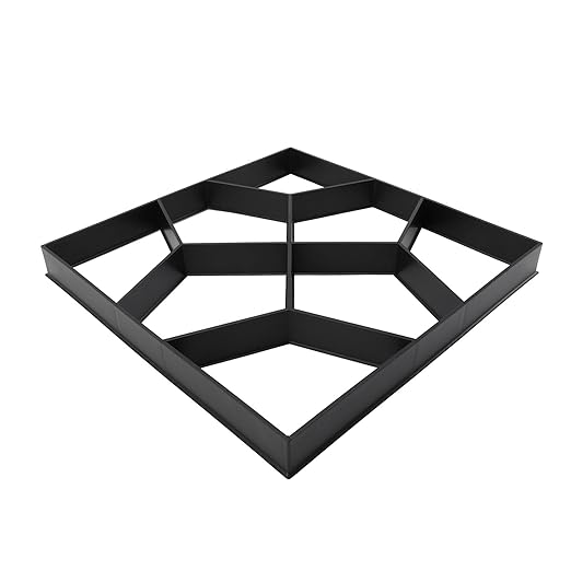 Yinhing Walk Maker 15.7 Inch ABS Reusable Pavement Concrete Maker Stepping Stone Paver Kit for Lawn Garden Patio Backyard Walkways DIY Outdoor Projects Versatile Stone for Elegant Pa