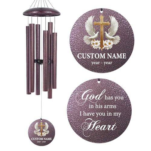 Memorial Wind Chimes Personalized for Outside