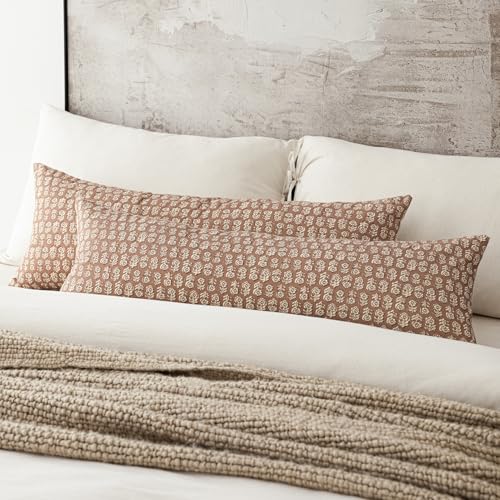 Floral Print Throw Pillow Covers 14×36 Inch
