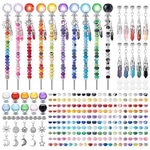 260Pcs DIY Beaded Garden Stakes