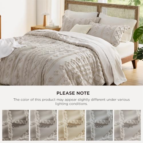 Tufted Boho Comforter Set Full Size