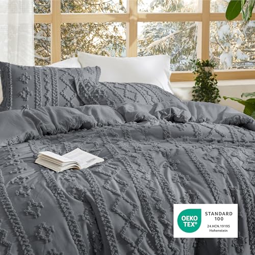 Tufted Boho Comforter Set King Size