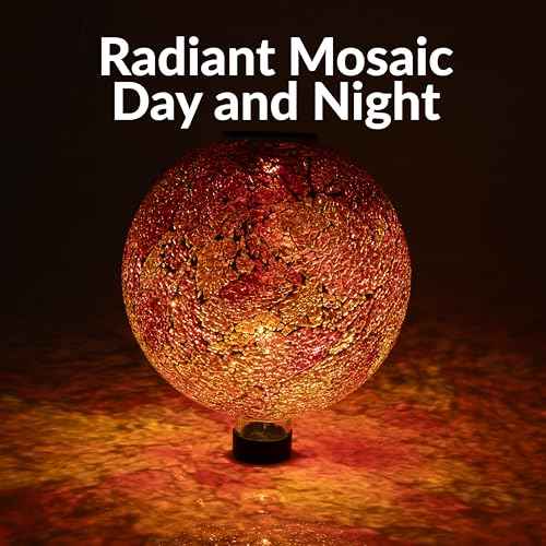 Sunnydaze Solar Gazing Ball for Garden (2 Count)