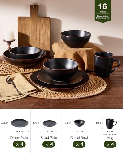 Venus Dinnerware Sets with Mugs (16 Count)