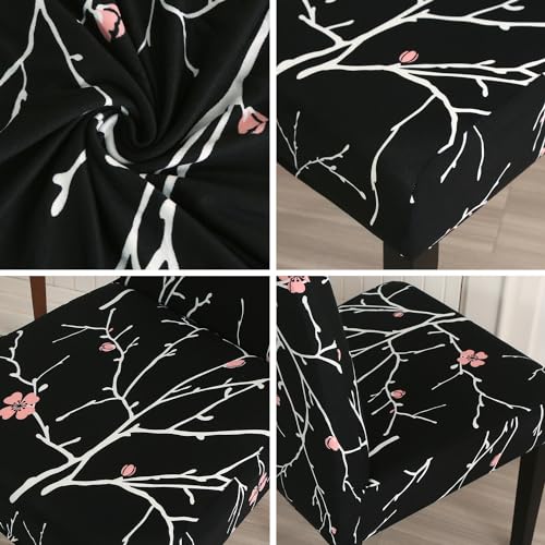 Pattern Chair Covers for Dining Room Set of 6