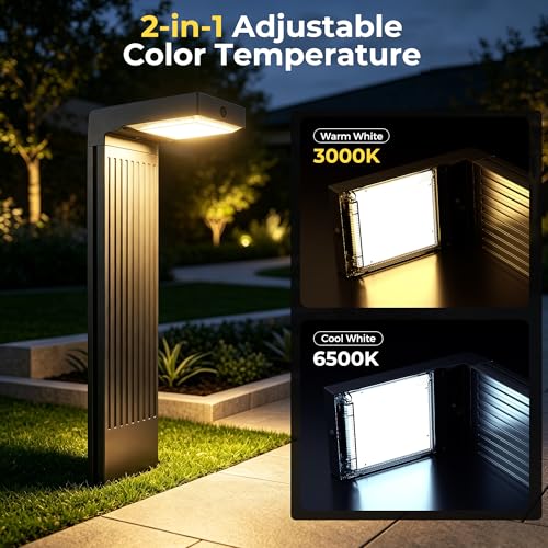 Motion Sensor Solar Pathway Lights Outdoor (2 Count)